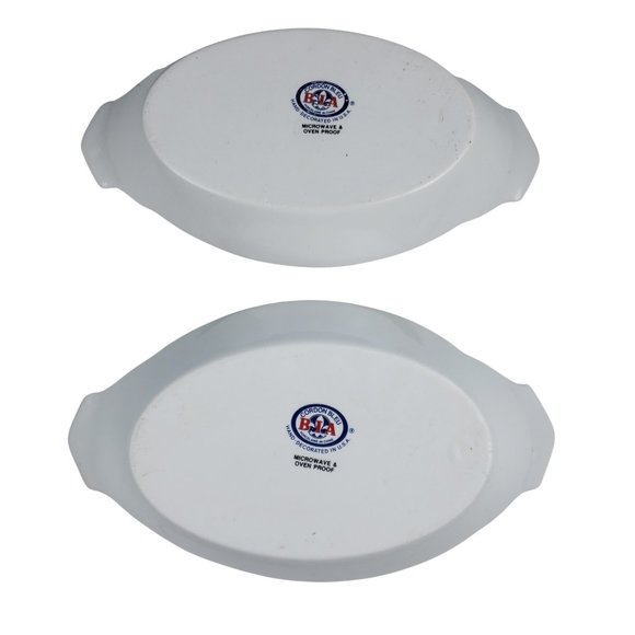 BIA Cordon Bleu 2 Au gratin Baking Dishes Versailles Margot Frieda Floral USA - Picture 7 of 7